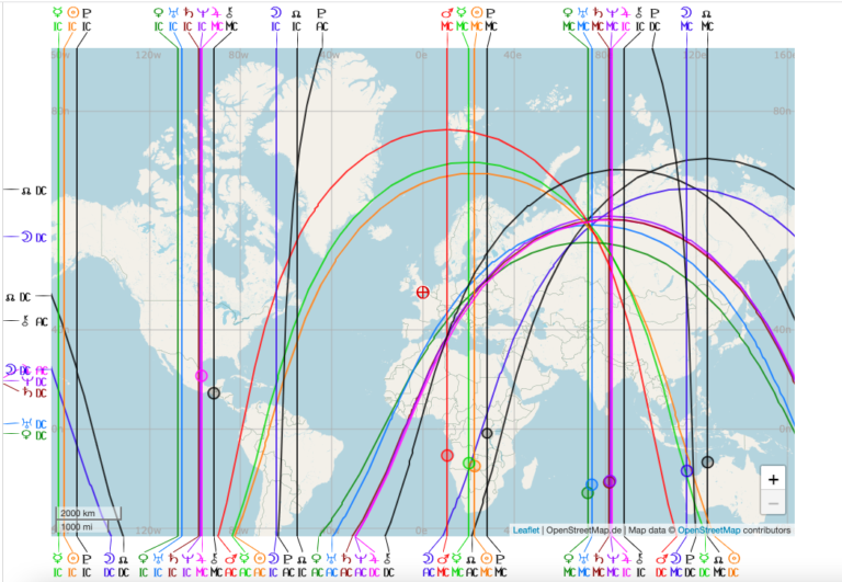 Como fazer sua astrocartografia gratuitamente passo a passo e dicas de